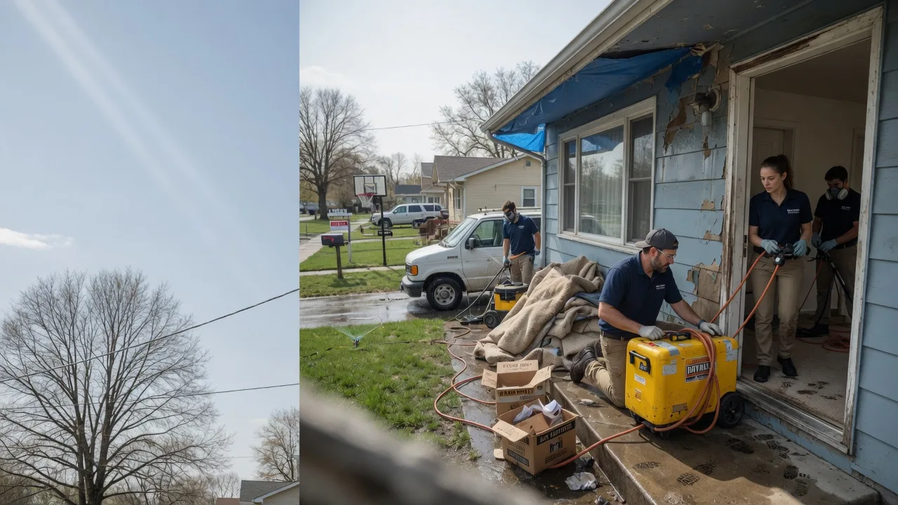 Basement Flood Cleanup in Roslyn, SD near me